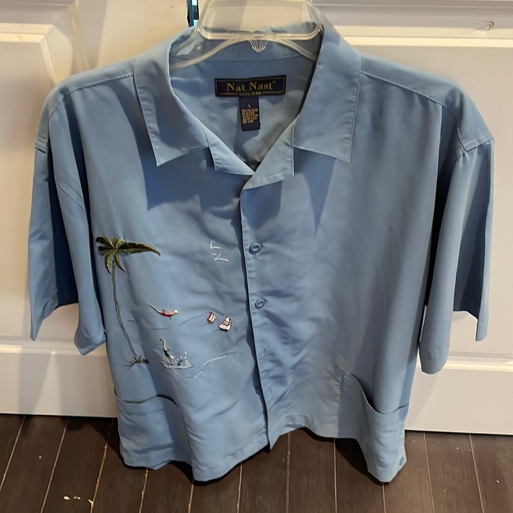 Nat Nast Divers bowling shirt